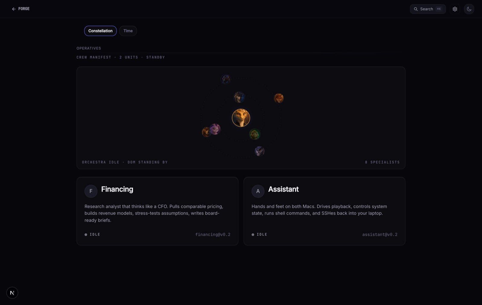 Forge, a fábrica de agentes da Forya